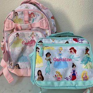 PBK Princess Backpack and lunch bag cleaned & sanitized. “Caroline”